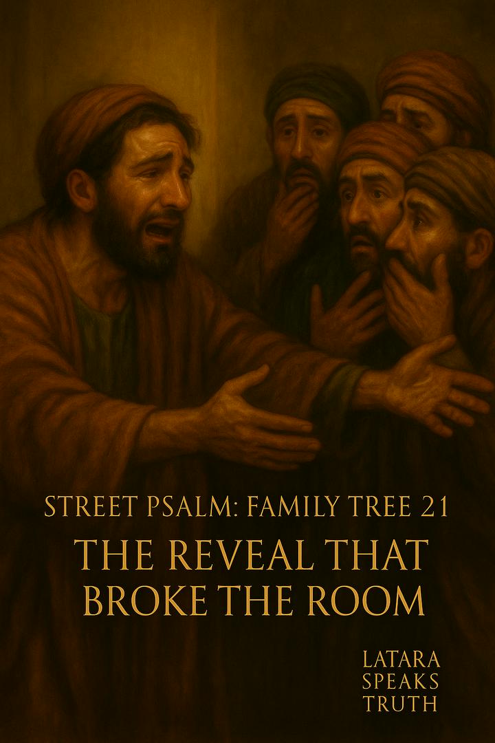 Street Psalm: Family Tree 21: The Reveal That Broke the Room