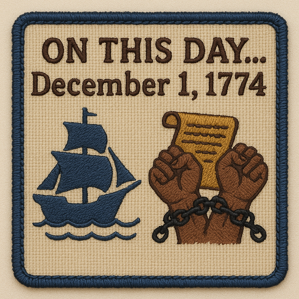 A Ban That Changed Nothing: December 1, 1774