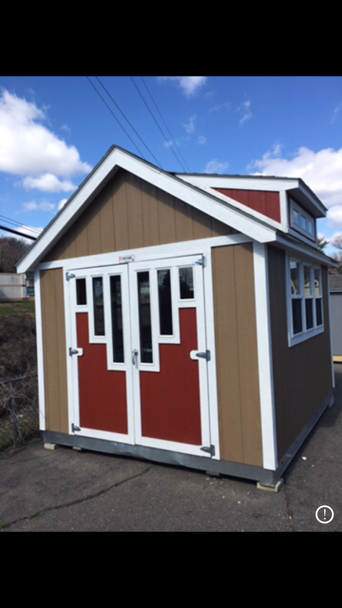 Tuff Shed Installed Tahoe 8 Ft X 10 Ft X 8 Ft 6 In Un Painted Wood Storage Building Shed With Shingles And Endwall Door 8x10 Tall Ranch Endwall Door No Paint The Home Depot