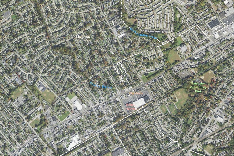 Person rides scooter with shotgun near Glenside Ave, Delaware County PA ...