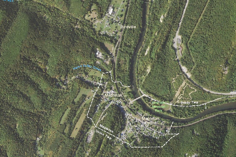 Live electrical wires down across vehicle in Mapleton, Mapleton PA ...