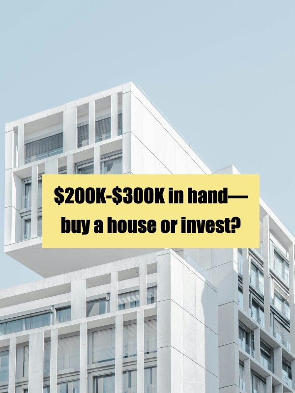 House or stocks? what would you do? 🤔