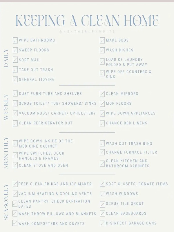✨ Keeping a Clean Home Made Simple ✨