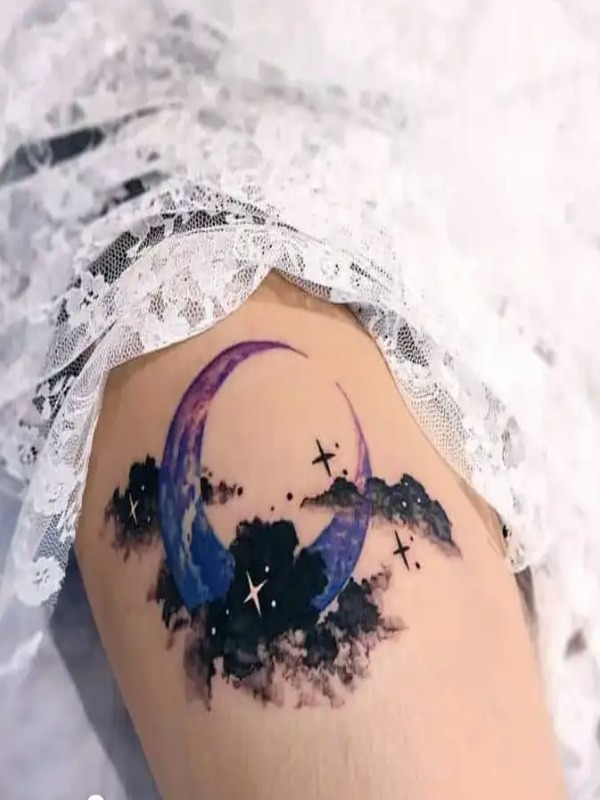 Moon tattoo ideas 