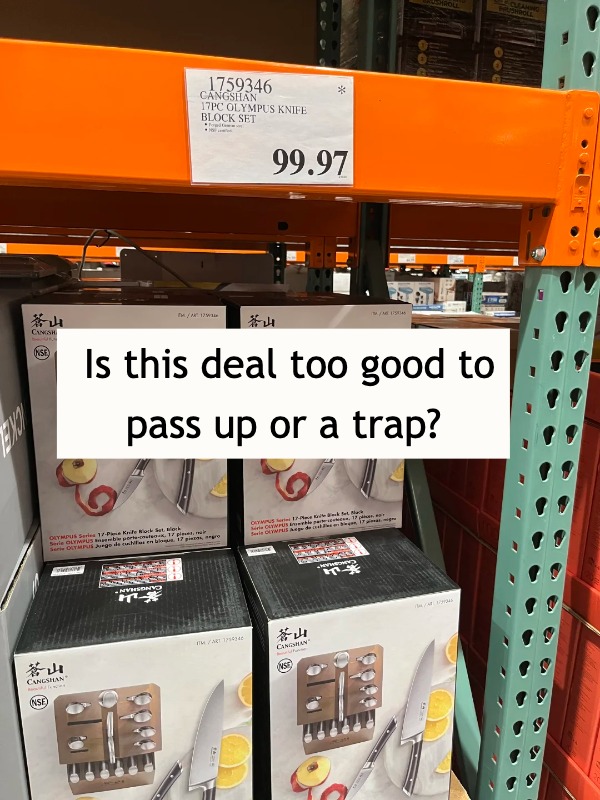 Cangshan knives at Costco for $99.97—should I buy?!