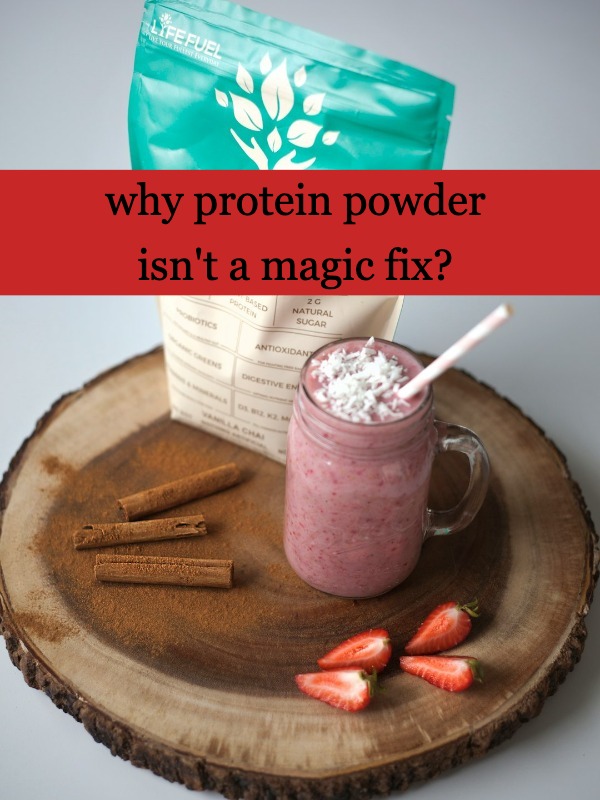 why protein powder isn't a magic fix