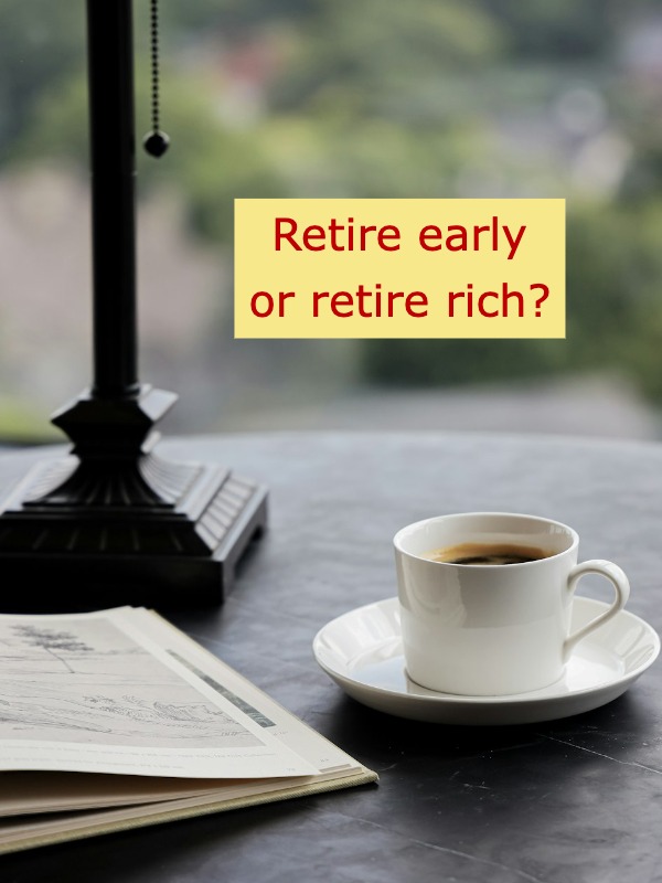 Retire sooner or stack it higher?