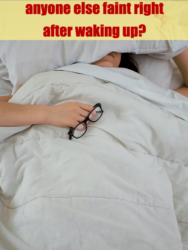 anyone else experience sleep fainting?