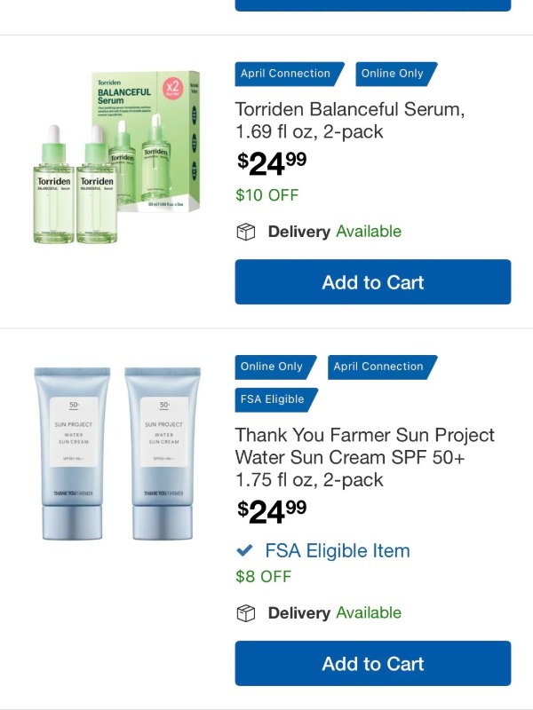 April beauty finds from Costco deals 🌸
