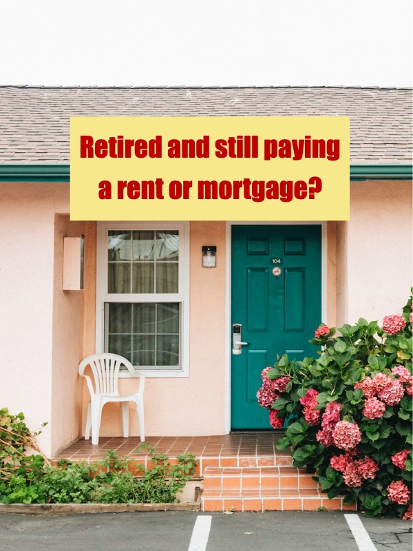 can't afford rent after retirement?