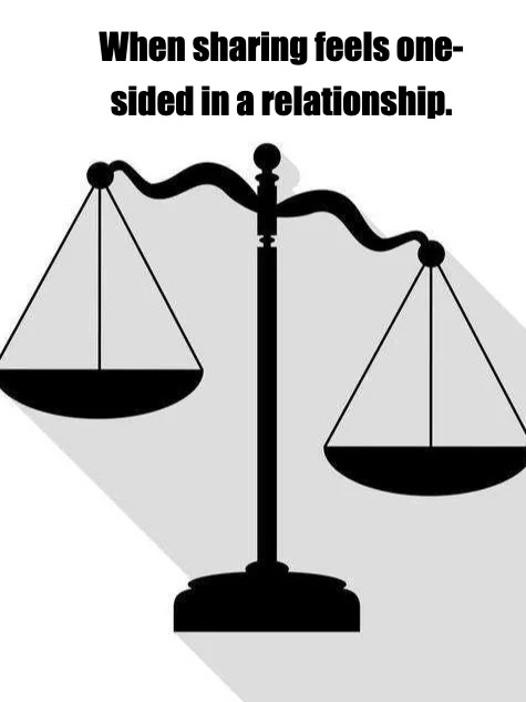 Ignored for sharing feelings