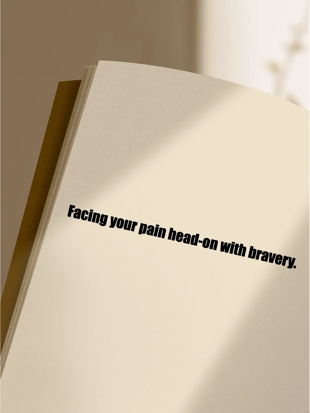 Healing takes courage