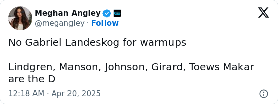 Landeskog Drama Unfolds 😲