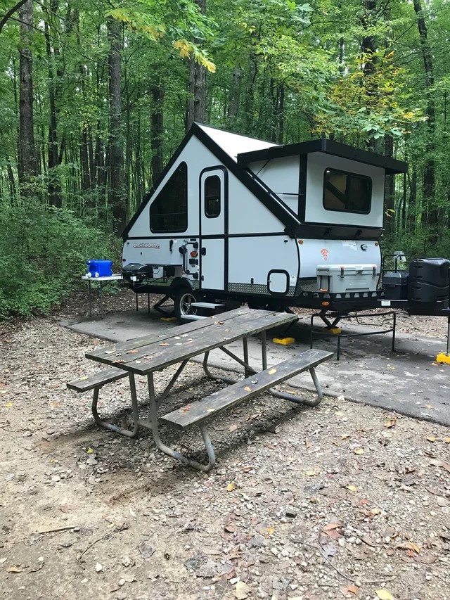 First Adventure with Our New A-Frame!