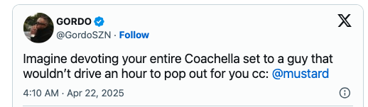Gordo Shades Mustard Over Kendrick No-Show 😂