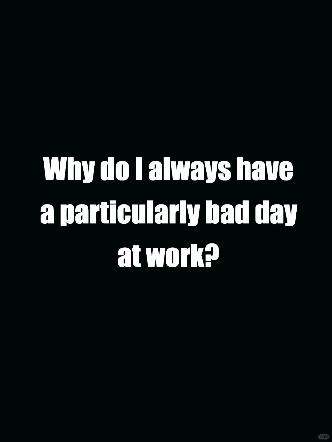 Monday mood: occupied by worries