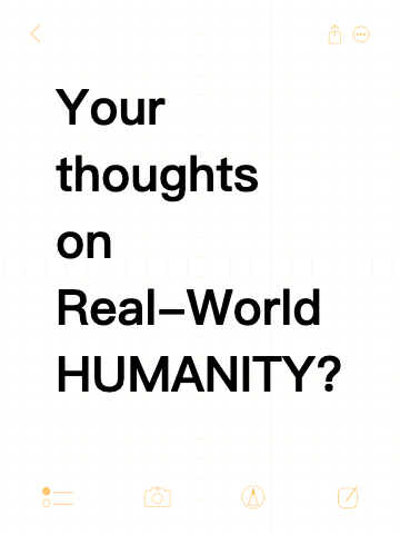 What would you say our humanity is ? Leave the system and live off the land ?