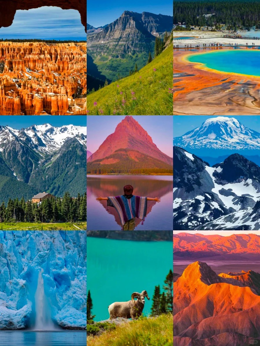 10 unreal national parks in the US you have to see‼️