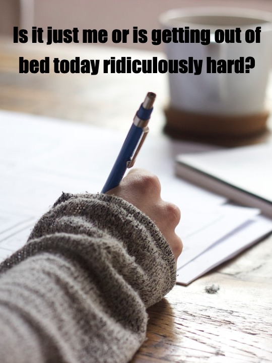 Anyone else tired before 8am?