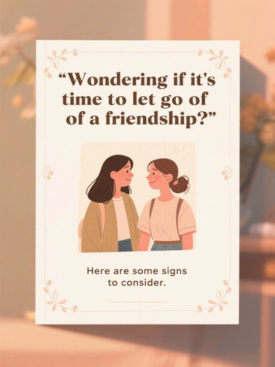 Signs it might be time to end a friendship​