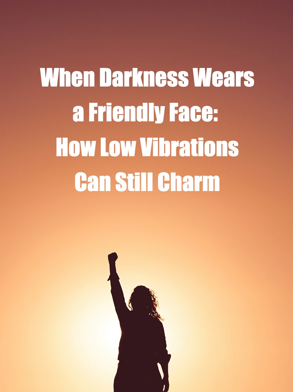 Not all that glitters is light.