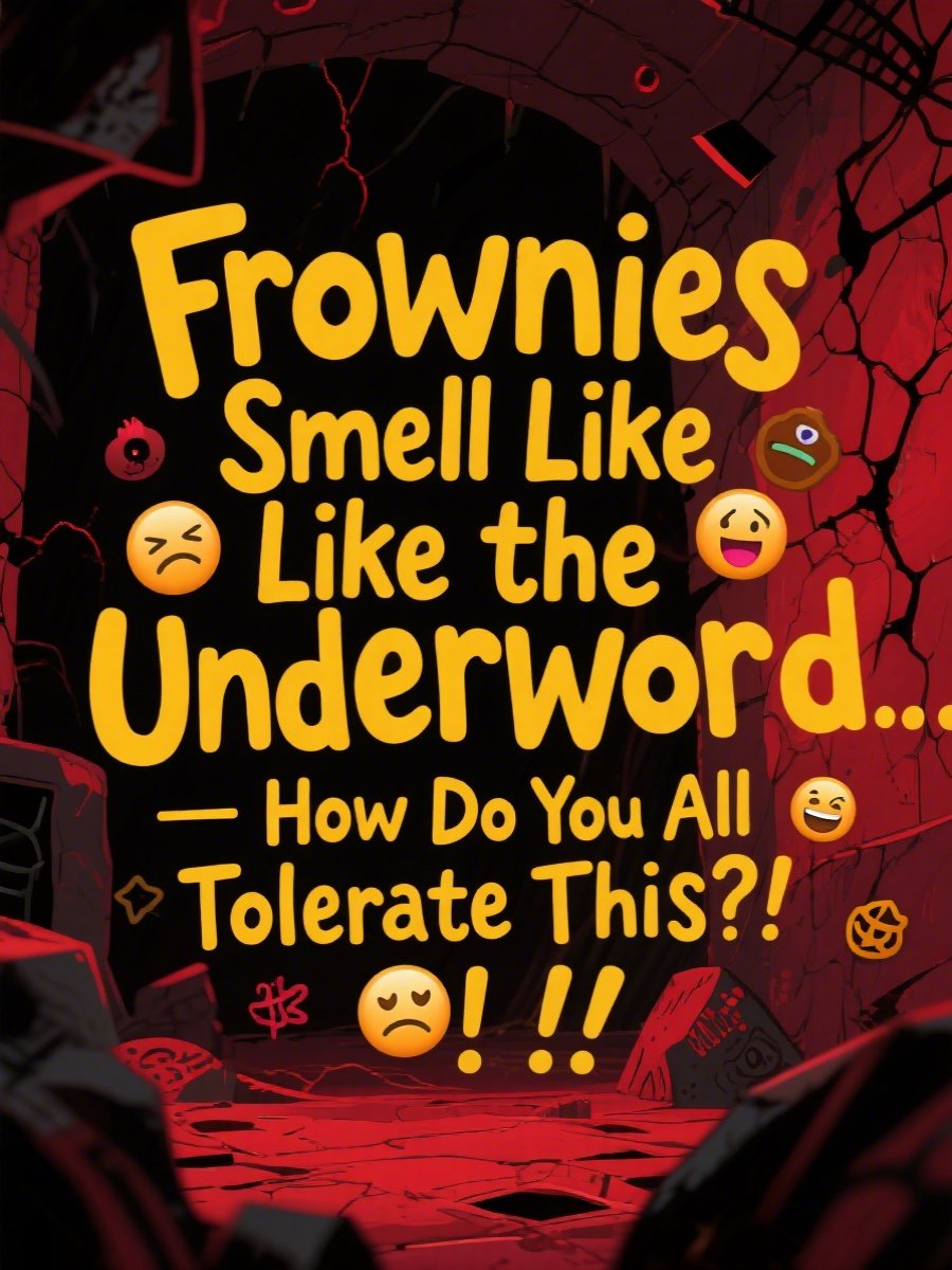 Frownies Smell Like the Underworld — How Do You All Tolerate This?! 😂
