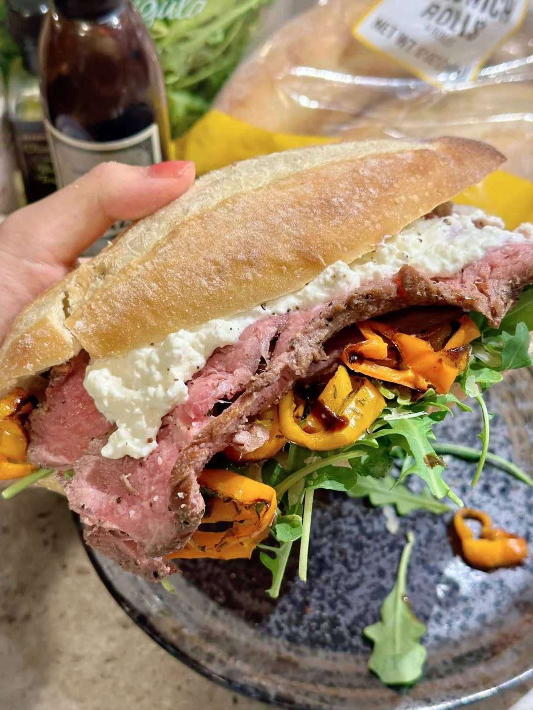 Supermarket Recipe | Homemade Trader Joe's "red hat sandwich", easy but tasty🥪