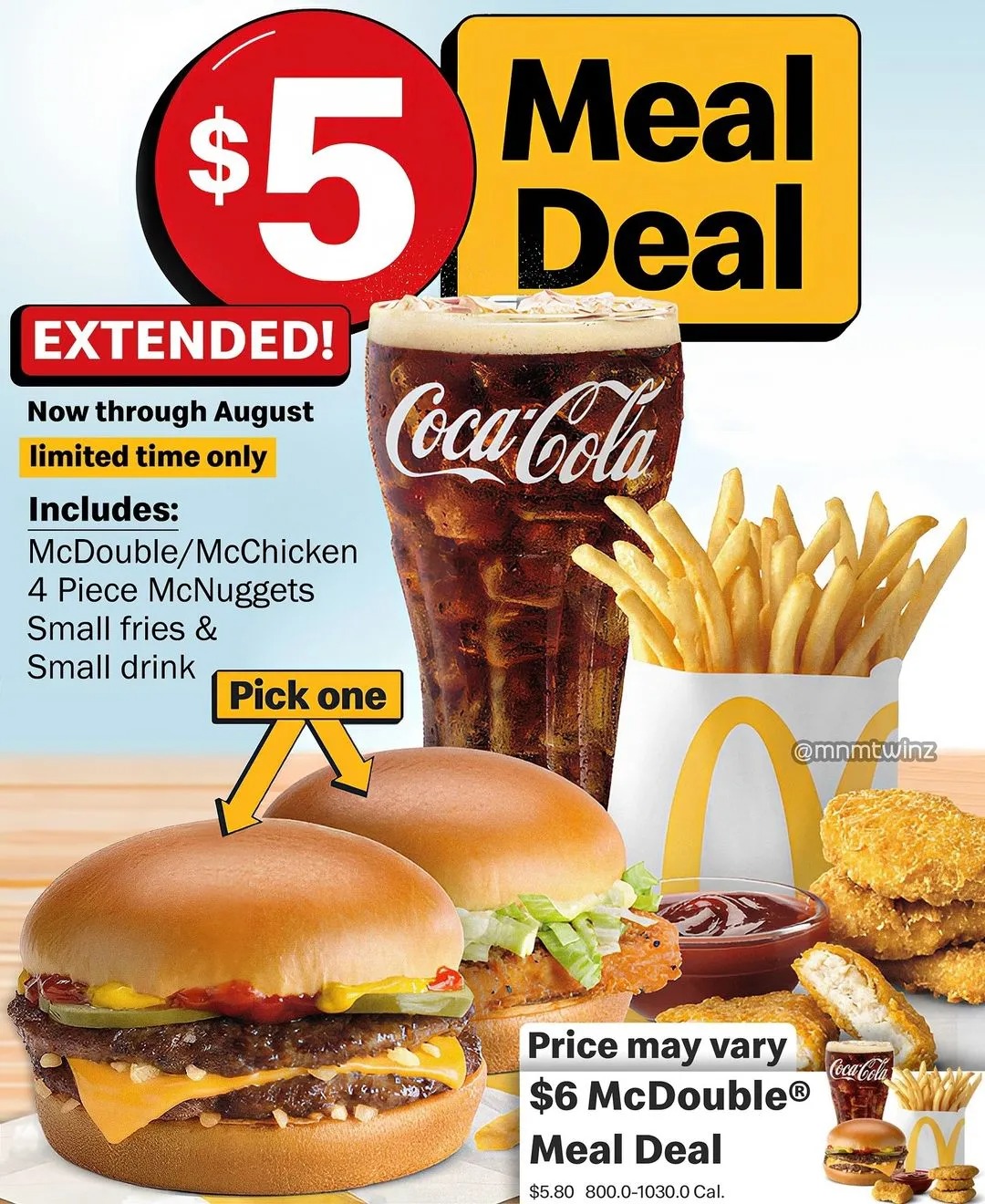 5$ Meal Deal, which of the 9 is the best🔥🍔???