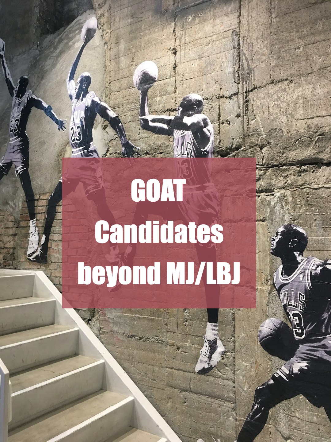 Legends everywhere... but GOATs? Only two, maybe.