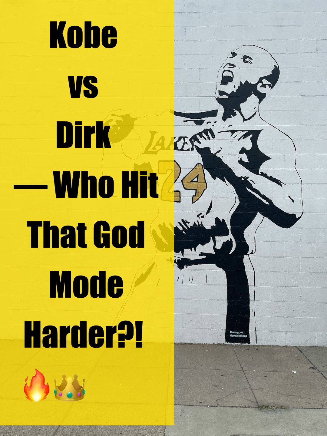 Two legends. One peak. WHO YA GOT??