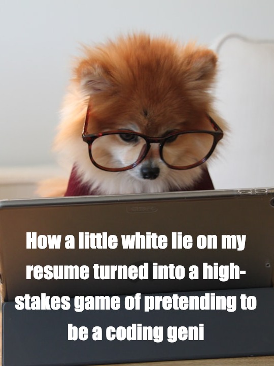 The lie that launched my career (and the constant panic that follows)​