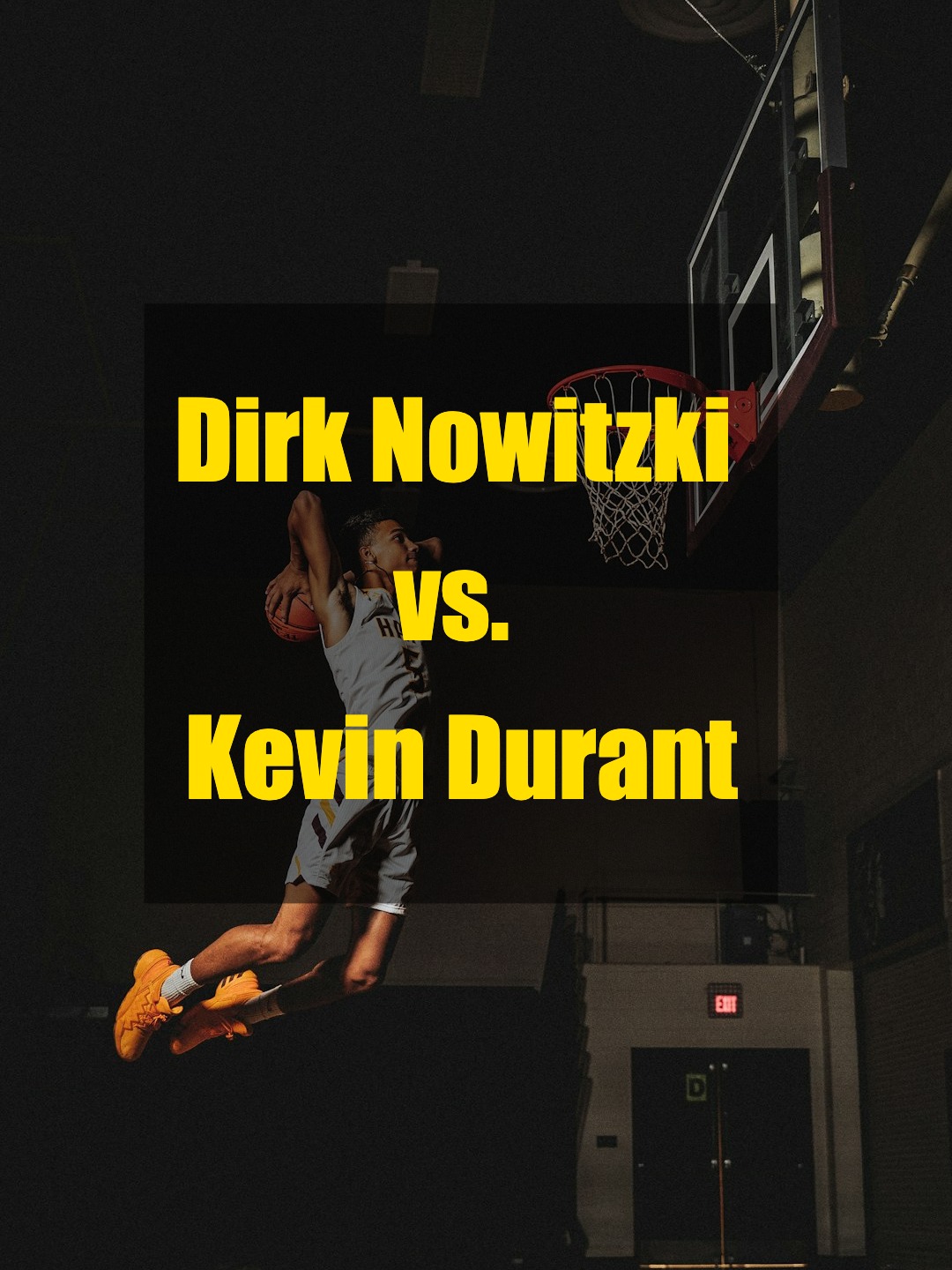 Dirk Nowitzki vs. Kevin Durant... Who You Got?! 🐐🔥