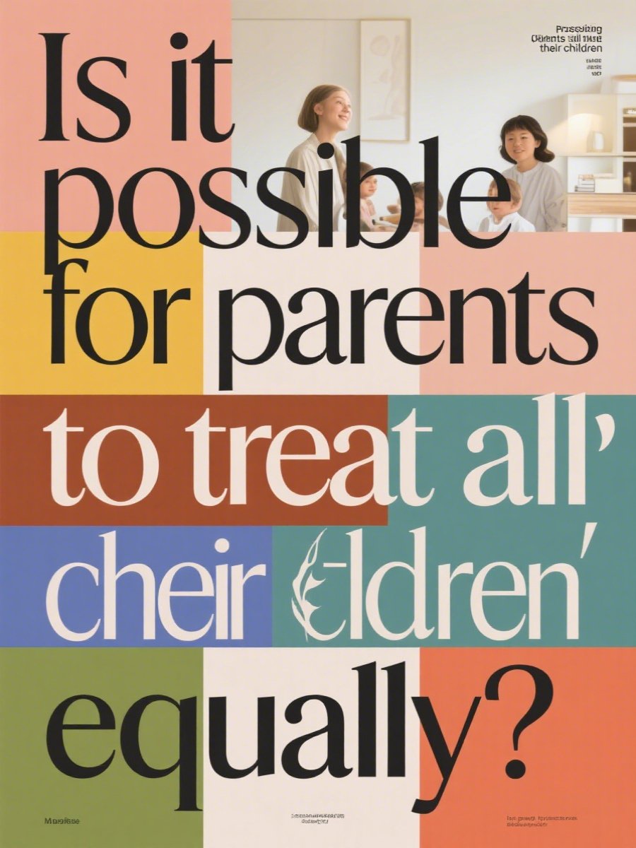 The challenge of parental favoritism​
