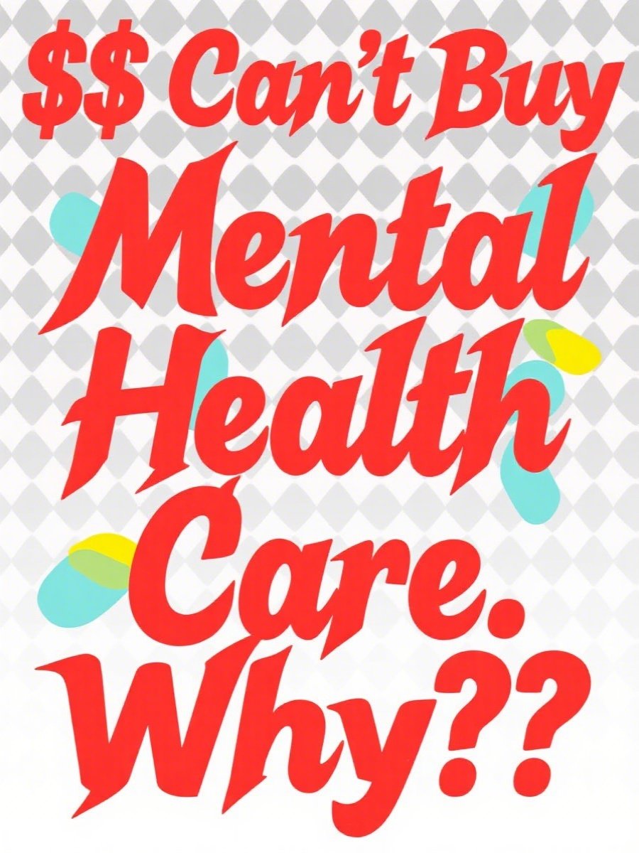 $$ Can’t Buy Mental Health Care. Why??