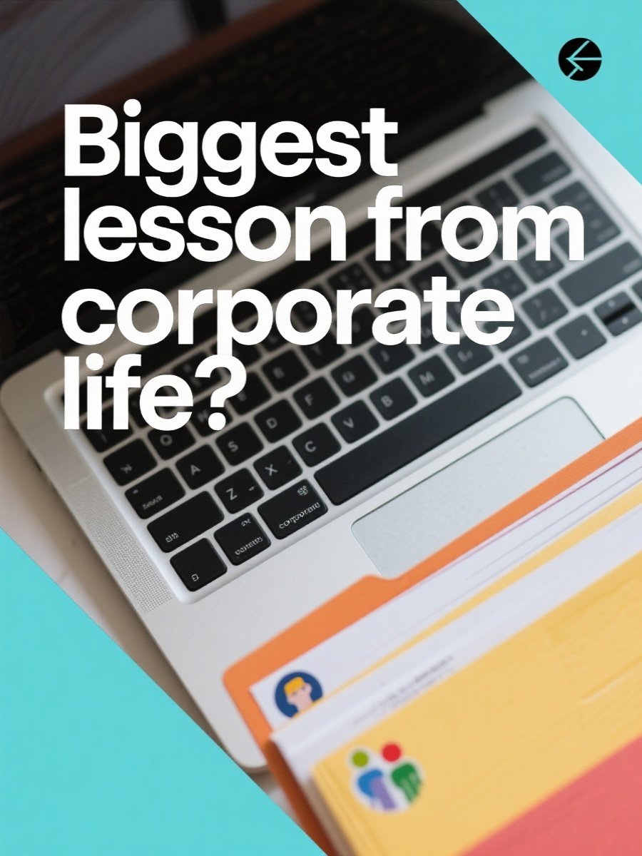 Biggest lesson from corporate life?