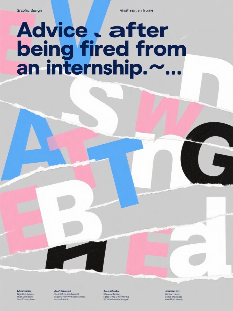 Advice after being fired from an internship. 😞