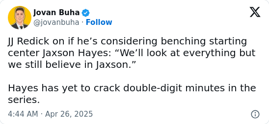 Is Hayes Still the Right Fit for LA's Starting Five?