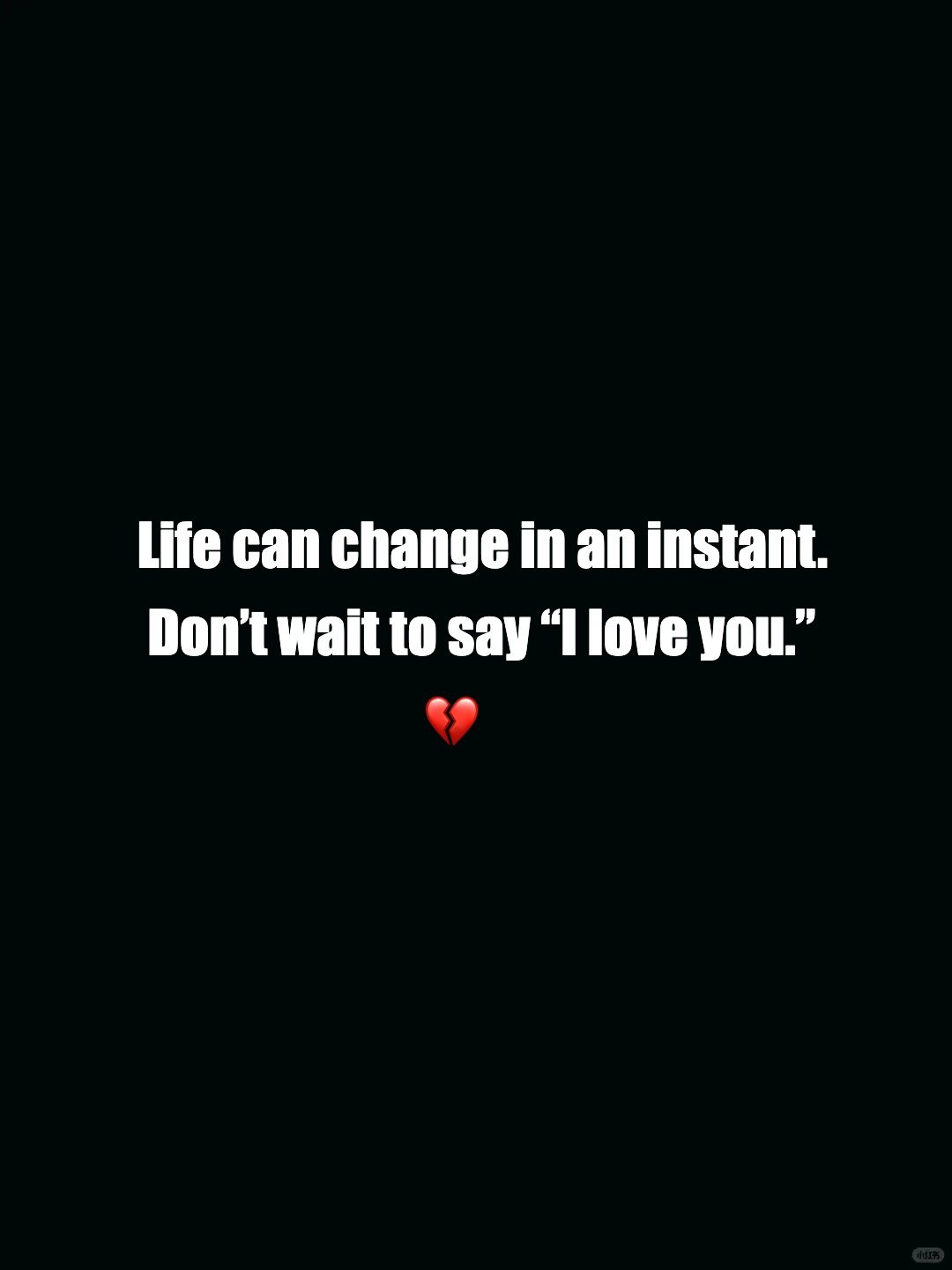 Cherish every moment – A heartbreaking reminder​