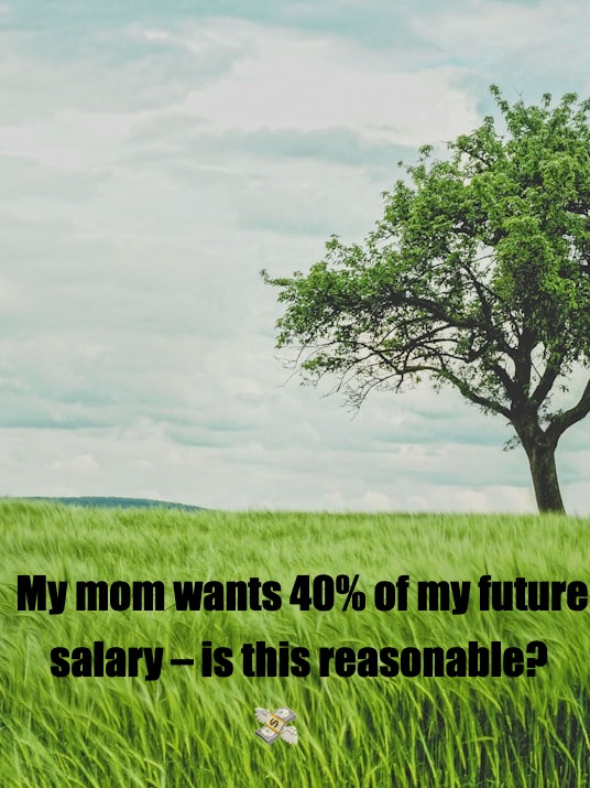Navigating a 40% Salary Share with My Mom – Is It Fair?​​