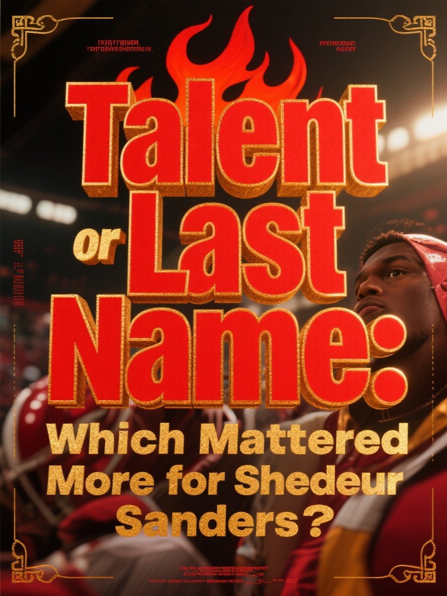 Talent or Last Name: Which Mattered More for Shedeur Sanders?