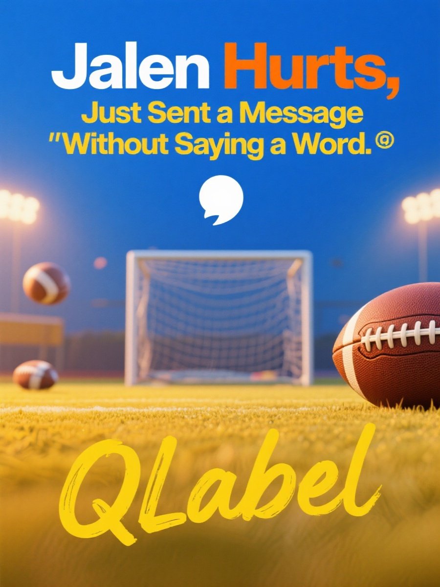 Jalen Hurts Just Sent a Message Without Saying a Word. 🧠🏈