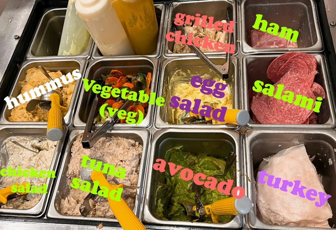 Choose the filling of your sandwich🥪