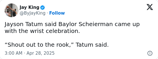 Tatum’s New Wrist Flex: Rookie’s Secret Sauce?
