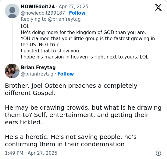 Joel Osteen’s Mansion vs. The Pope’s Room?!