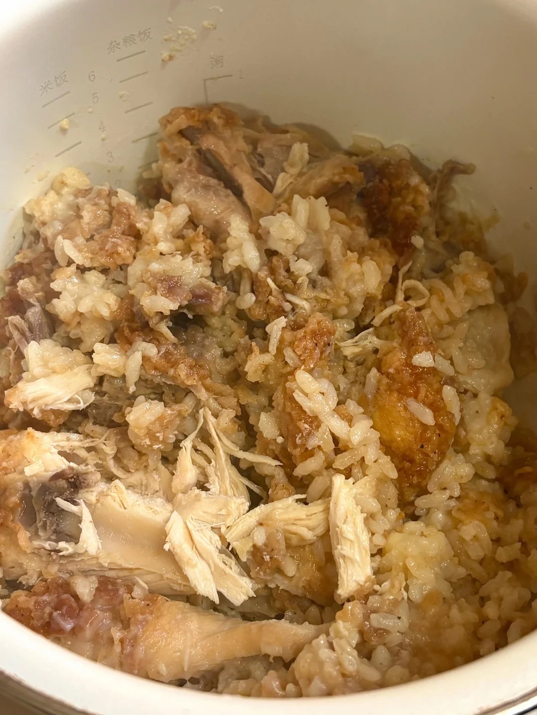 Leftover fried chicken transformation 