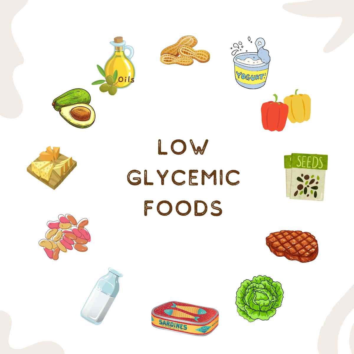 GI Values in Foods: The Low GI Diet for Better Blood Sugar Control
