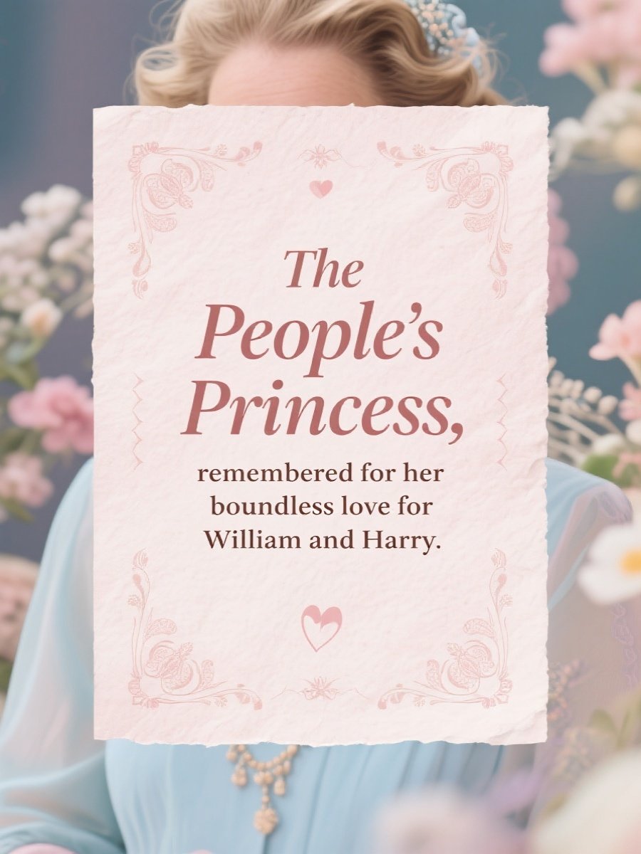 Diana, the Unloved Princess Who Poured Love into Her Sons​