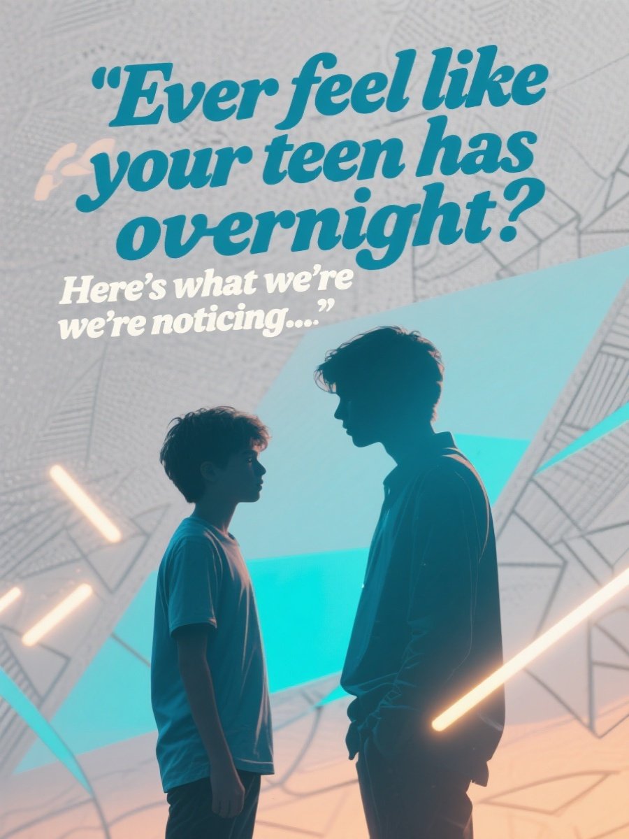 Navigating the Teenage Years: A Shift in Our Kids​​