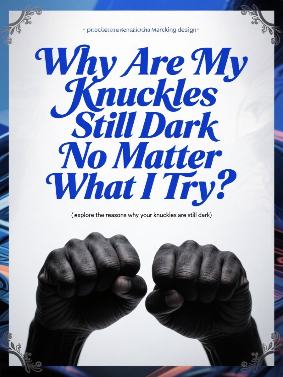 Why Are My Knuckles Still Dark No Matter What I Try?