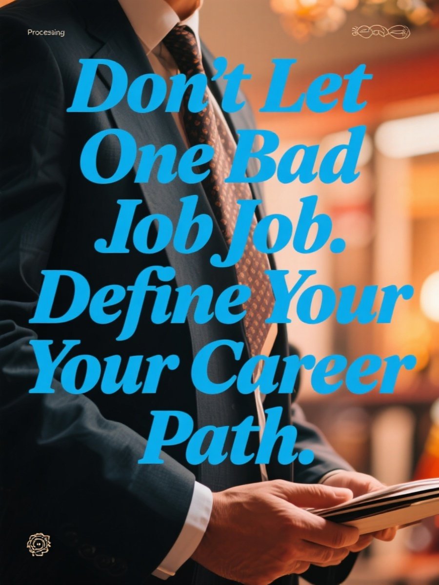 Don’t Let One Bad Job Define Your Career Path